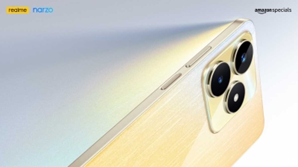 अब तक के सबसे स्लिम डिजाइन के साथ रियलमी का नजरे एन53 अमेजन पर डेब्यू को तैयार